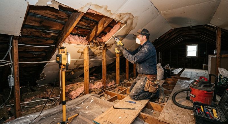 Attic Water Damage Repair in Summerville, SC