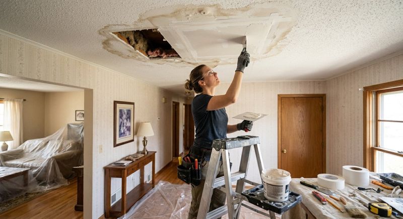 Water Damage Ceiling Repair in Littleton, CO